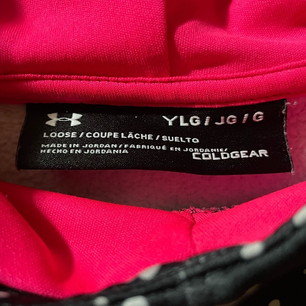 Under Armour Girls Cold Gear Hoodie YLG - Picture 2 of 9